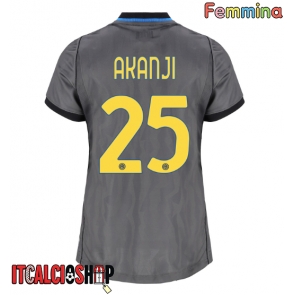 Inter Milan Manuel Akanji #25 Terza Maglia Femmina 2026-27 Manica Corta